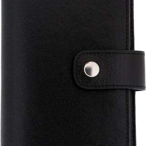 Senza Leather Wallet Slide Case Black Size Xxl