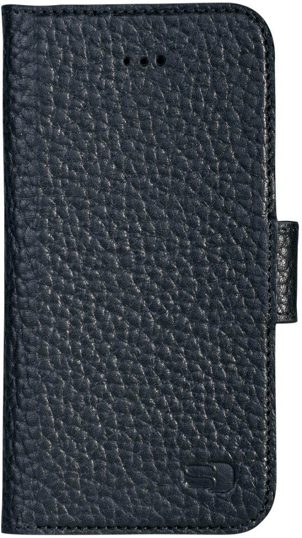 Senza Exquisite Leather Wallet Apple Iphone 5/5S/Se Intense Black