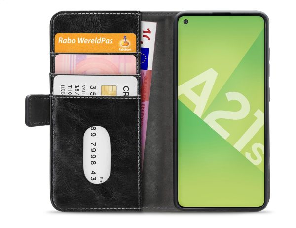 Mobilize Elite Gelly Wallet Book Case Samsung Galaxy A21S Black - Afbeelding 4