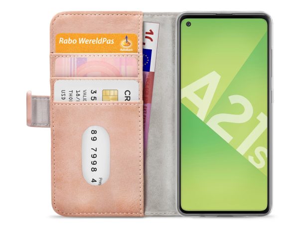 Mobilize Elite Gelly Wallet Book Case Samsung Galaxy A21S Soft Pink - Afbeelding 4
