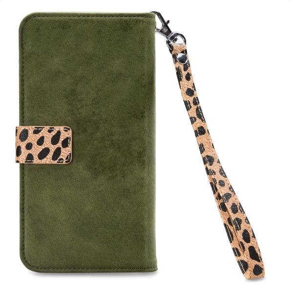 Mobilize 2In1 Magnet Zipper Case Apple Iphone 12 Pro Max Olive/Leopard - Afbeelding 2
