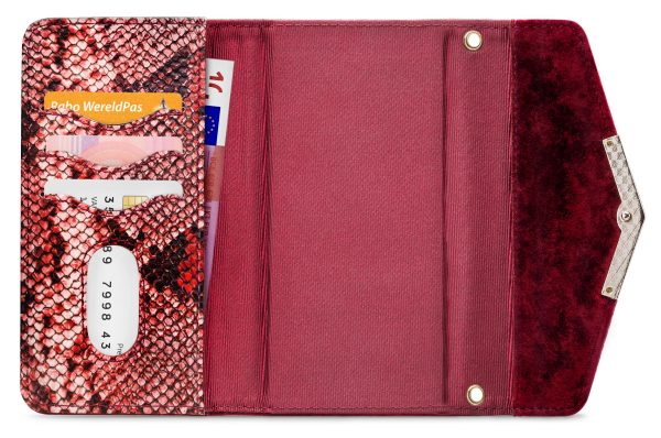 Mobilize 2In1 Gelly Velvet Clutch For Apple Iphone 12/12 Pro Red Snake - Afbeelding 3