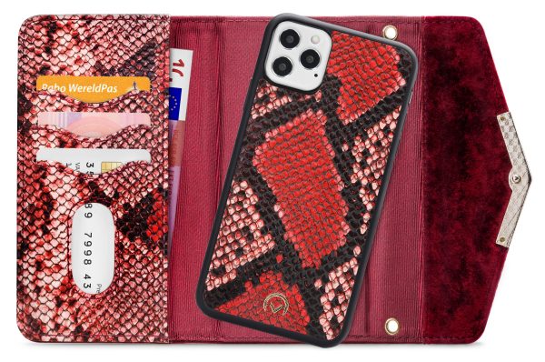 Mobilize 2In1 Gelly Velvet Clutch For Apple Iphone 12/12 Pro Red Snake - Afbeelding 4