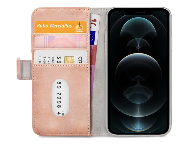 Mobilize Elite Gelly Wallet Book Case Apple Iphone 12 Pro Max Soft Pink - Afbeelding 4