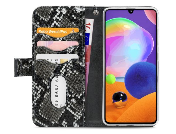 Mobilize 2In1 Gelly Zipper Case Samsung Galaxy A31 Black/Snake - Afbeelding 3