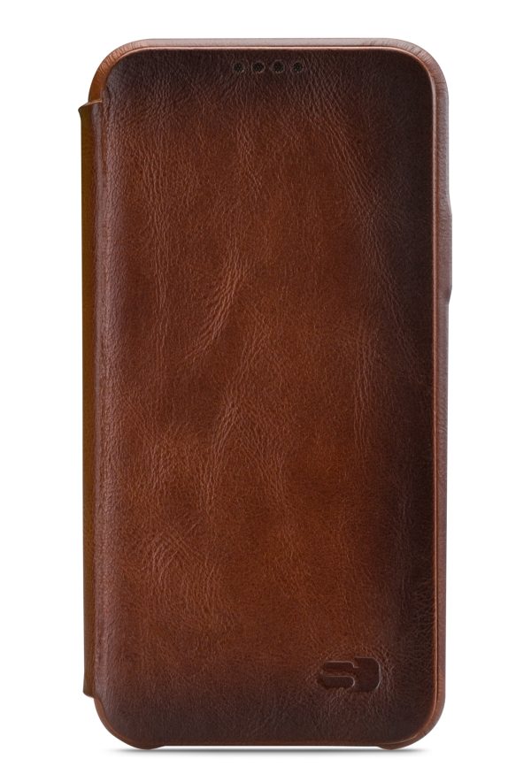 Senza Desire Skinny Leather Wallet Apple Iphone 7 Plus/8 Plus Burned Cognac