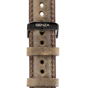 Senza Raw Leather Strap Apple Watch 42Mm Chestnut Brown