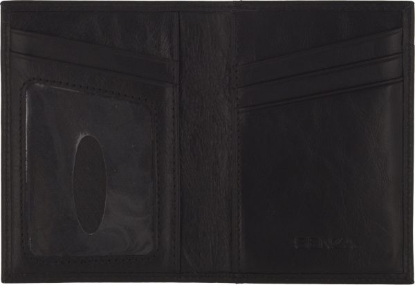 Senza Pure Leather Card Holder Deep Black - Afbeelding 3