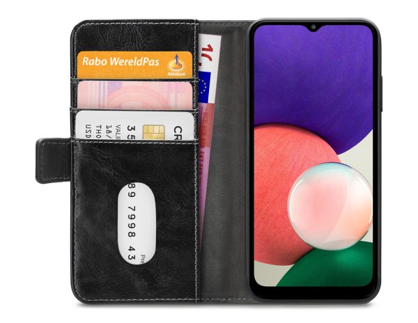 Mobilize Elite Gelly Wallet Book Case Samsung Galaxy A22 5G Black - Afbeelding 4