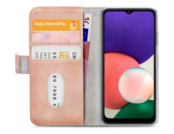 Mobilize Elite Gelly Wallet Book Case Samsung Galaxy A22 5G Soft Pink - Afbeelding 4