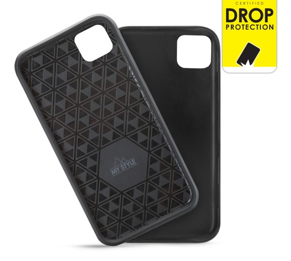 My Style Tough Case For Samsung Galaxy A22 5G Black - Afbeelding 2