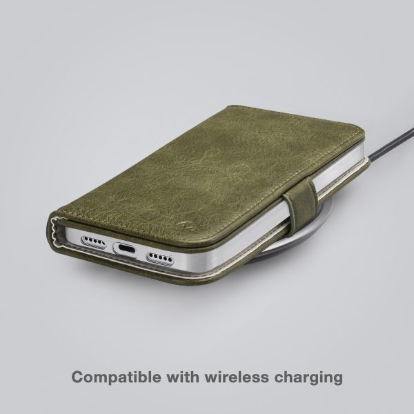 Mobilize Elite Gelly Wallet Book Case Apple Iphone 13 Pro Max Green - Afbeelding 6