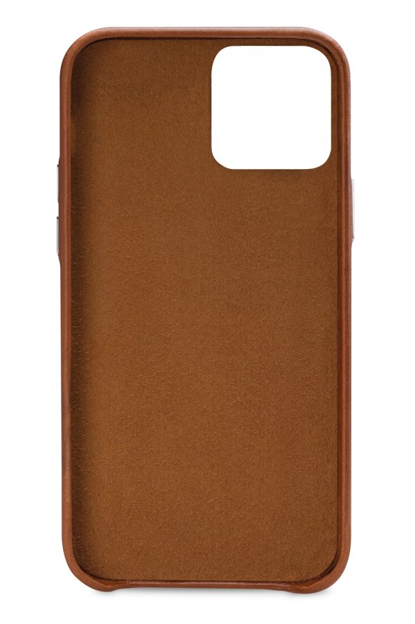 Senza Desire Leather Cover With Card Slot Apple Iphone 13 Pro Max Burned Cognac - Afbeelding 2
