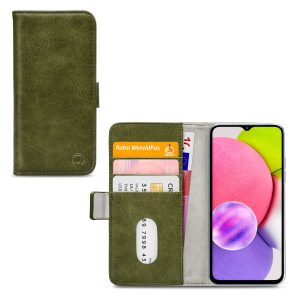 Mobilize Elite Gelly Wallet Book Case Samsung Galaxy A03S Green