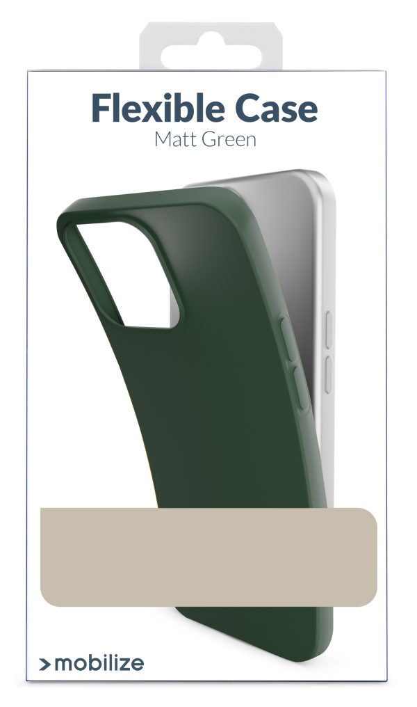Mobilize Rubber Gelly Case Apple Iphone 13 Pro Max Matt Green - Afbeelding 8