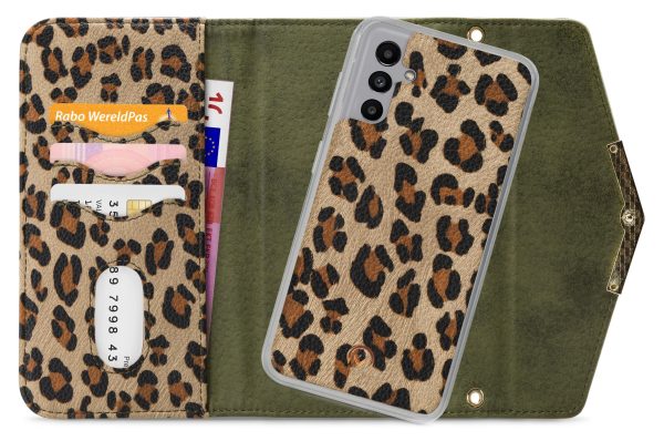 Mobilize 2In1 Gelly Clutch For Samsung Galaxy A04S/A13 5G Green Leopard - Afbeelding 4