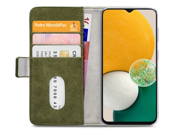 Mobilize Elite Gelly Wallet Book Case Samsung Galaxy A04S/A13 5G Green - Afbeelding 4
