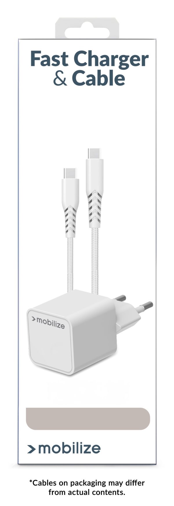 Mobilize Wall Charger Usb-C 20W With Pd + Mfi Lightning Nylon Cable 1.2M White - Afbeelding 13