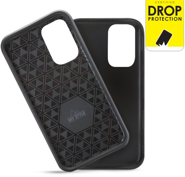 My Style Tough Case For Samsung Galaxy A23 5G Black - Afbeelding 2