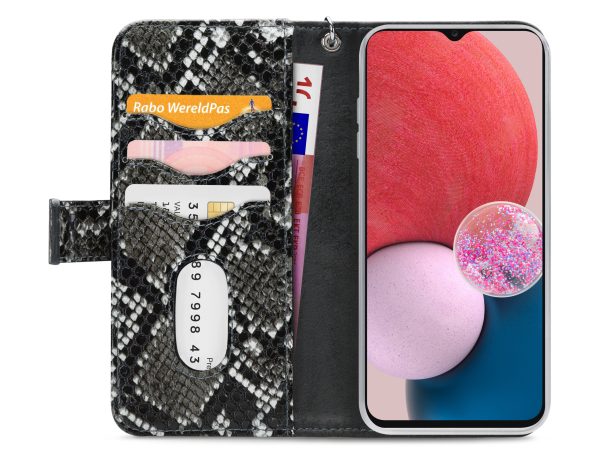 Mobilize 2In1 Magnet Zipper Case Samsung Galaxy A13 4G Black/Snake - Afbeelding 3
