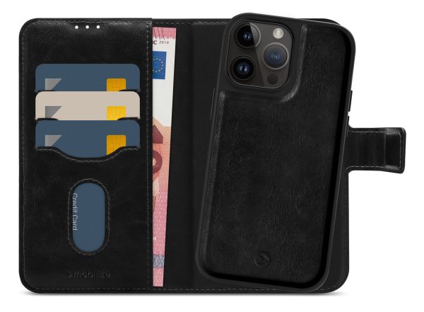 Mobilize 2In1 Magsafe Compatible Gelly Wallet Case Apple Iphone 14 Pro Black