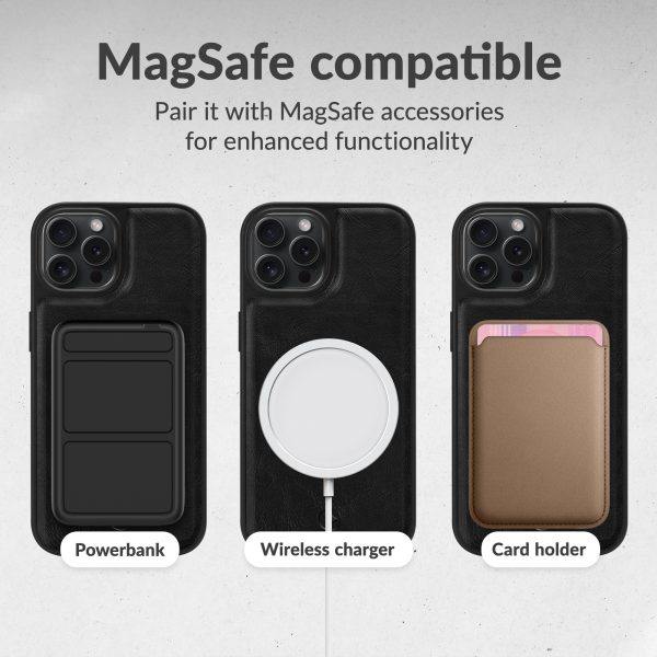 Mobilize 2In1 Magsafe Compatible Gelly Wallet Case Apple Iphone 14 Pro Black - Afbeelding 5