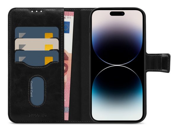 Mobilize 2In1 Magsafe Compatible Gelly Wallet Case Apple Iphone 14 Pro Max Black - Afbeelding 3