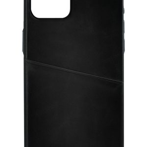 Senza Pure Leather Cover With Card Slot Apple Iphone 14 Deep Black