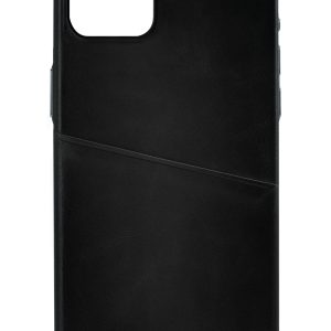 Senza Pure Leather Cover With Card Slot Apple Iphone 14 Plus Deep Black