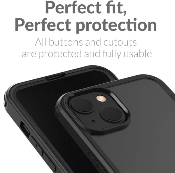 Mobilize Tempered Glass 360 Protection Case Apple Iphone 14 Plus Black - Afbeelding 4