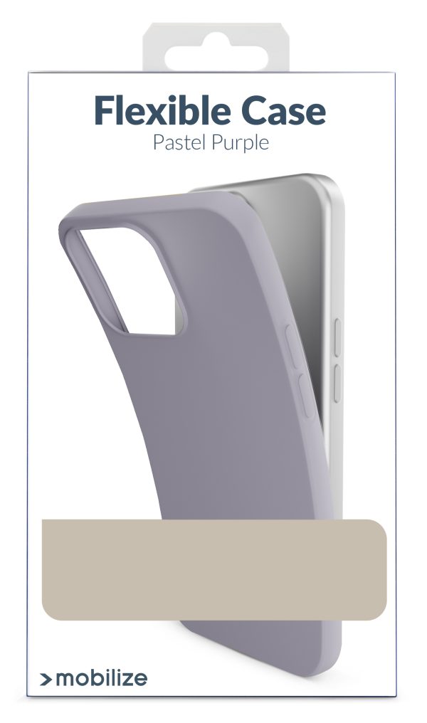 Mobilize Rubber Gelly Case Apple Iphone 13 Pro Pastel Purple - Afbeelding 8