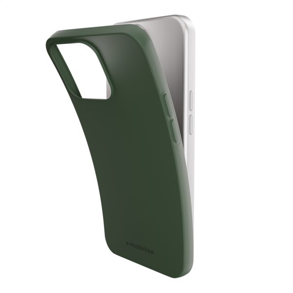 Mobilize Rubber Gelly Case Samsung Galaxy A34 5G Matt Green - Afbeelding 6