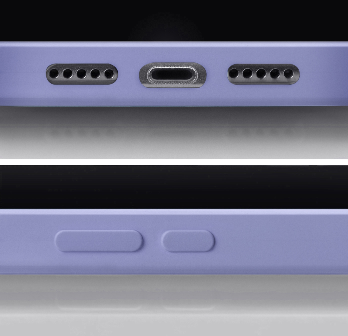 Mobilize Rubber Gelly Case Samsung Galaxy S23 Ultra 5G Pastel Purple - Afbeelding 2