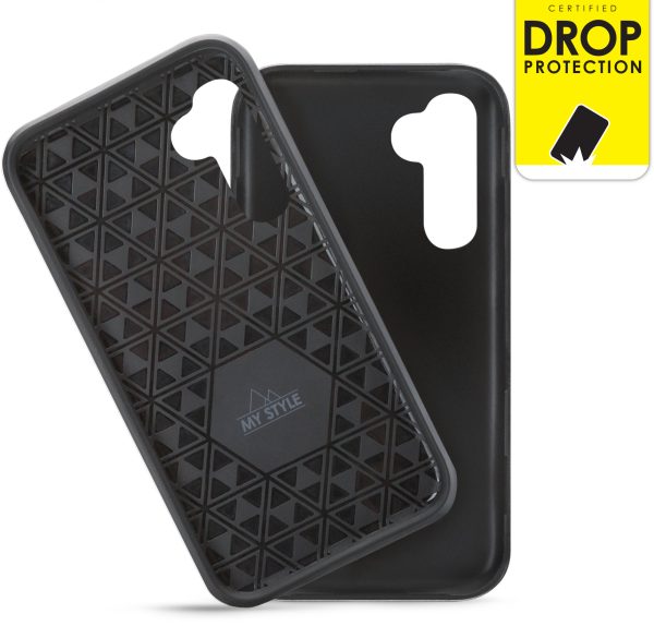 My Style Tough Case For Samsung Galaxy S23 5G Black - Afbeelding 2