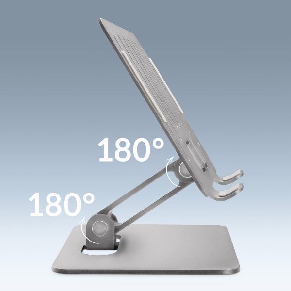 Mobilize Foldable Aluminium Tablet Stand Silver - Afbeelding 4