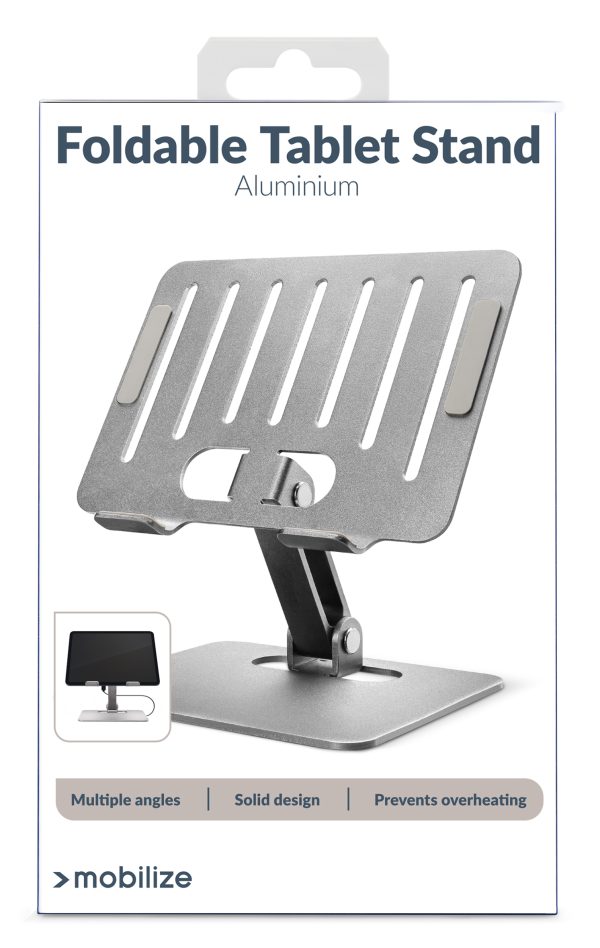 Mobilize Foldable Aluminium Tablet Stand Silver - Afbeelding 9
