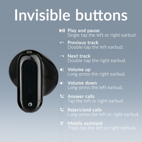 Mobilize Bluetooth Tws Earbuds Mini Black - Afbeelding 5