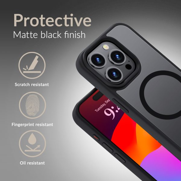 Mobilize Magsafe Compatible Hybrid Pro Case Apple Iphone 13/14 Black - Afbeelding 2