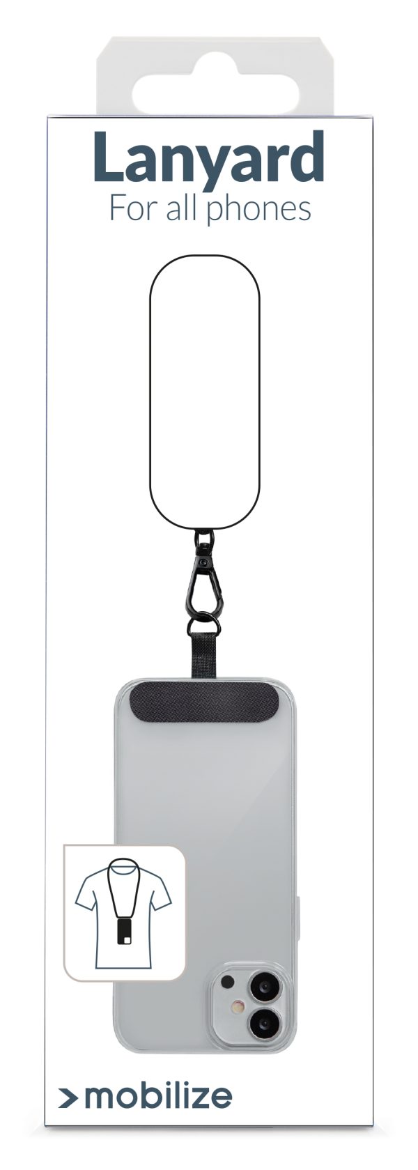 Mobilize Nylon Lanyard Blue - Afbeelding 5