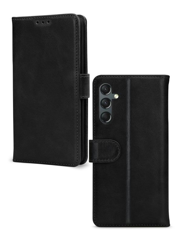 Mobilize Leather Wallet Samsung Galaxy A24 4G Black - Afbeelding 2