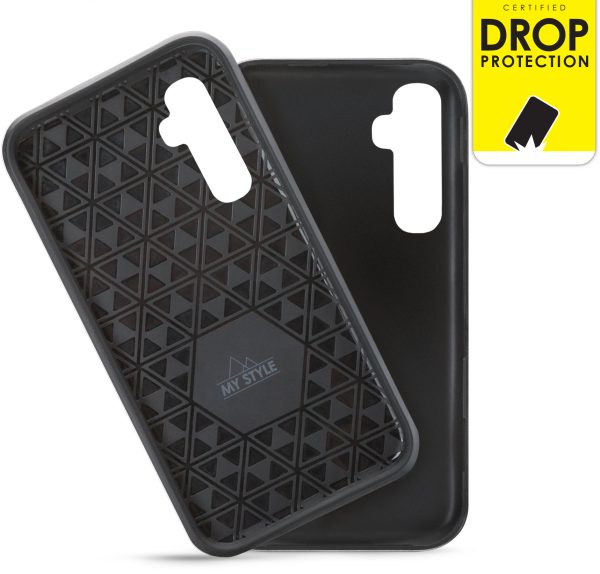 My Style Tough Case For Samsung Galaxy A14 4G/5G Black - Afbeelding 2