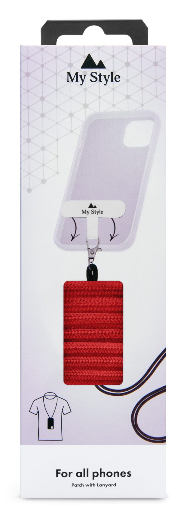 My Style Smartphone Lanyard Red - Afbeelding 6