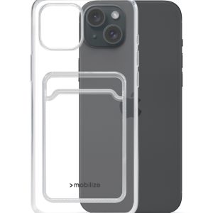 Mobilize Gelly Card Case Apple Iphone 15 Plus Clear