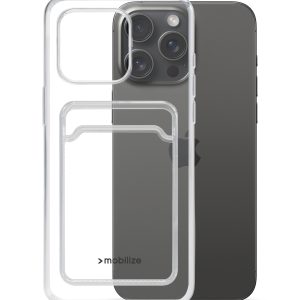 Mobilize Gelly Card Case Apple Iphone 15 Pro Max Clear