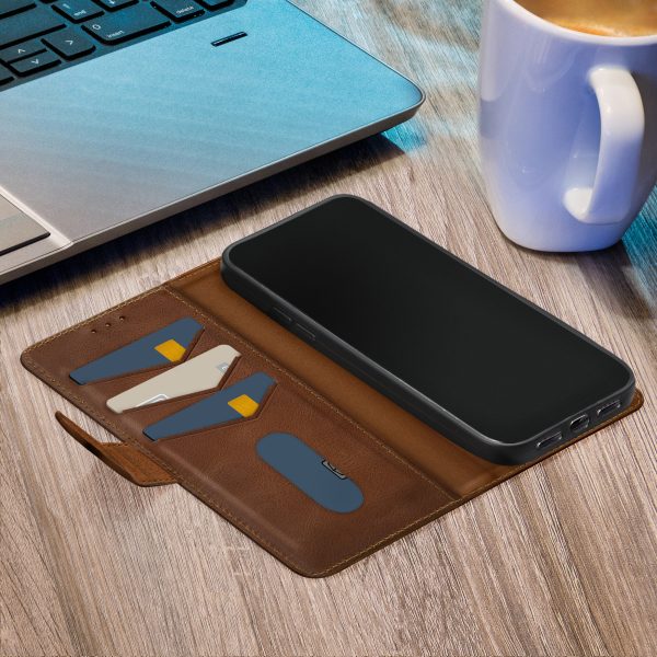 Mobilize Leather Wallet Apple Iphone 13/14/15 Brown - Afbeelding 4