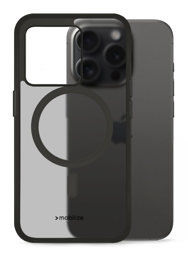 Mobilize Magsafe Compatible Hybrid Pro Case Apple Iphone 15 Pro Black