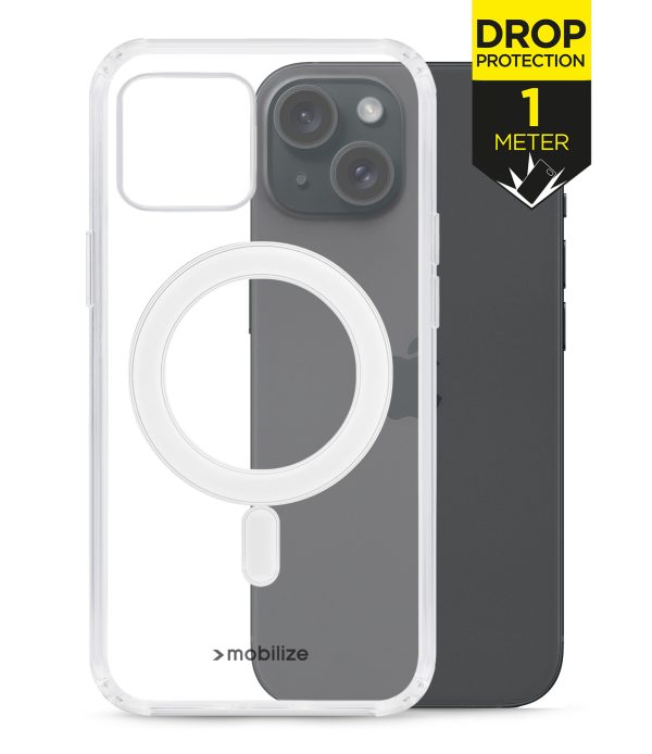 Mobilize Magsafe Compatible Naked Protection Case For Apple Iphone 15 Clear