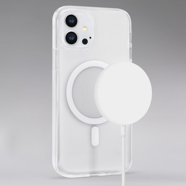 Mobilize Strong Magnetic Wireless Charger Magsafe Compatible 15W White - Acrylic - Afbeelding 4