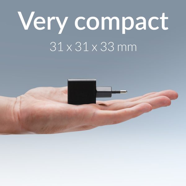 Mobilize Wall Charger Usb-C Gan 30W With Pd/Pps + Usb-C Nylon Cable 1.2M Black - Afbeelding 8