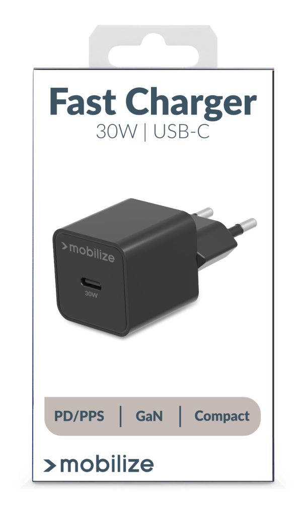 Mobilize Wall Charger Usb-C Gan 30W With Pd/Pps Black - Afbeelding 11